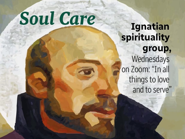Soul Care spirituality group—meets Wednesdays on Zoom (image of St. Ignatius of Loyola)