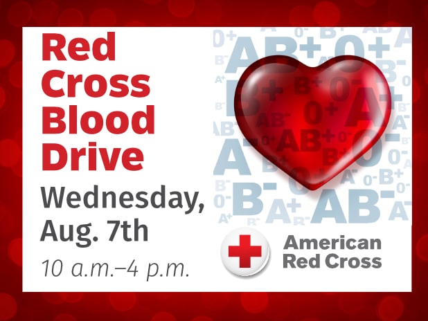 Red Cross Blood Drive on Aug. 7, 2024 at St. James