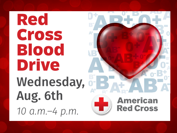 The Red Cross Blood Drive returns to St. James the Great on Aug. 6th!