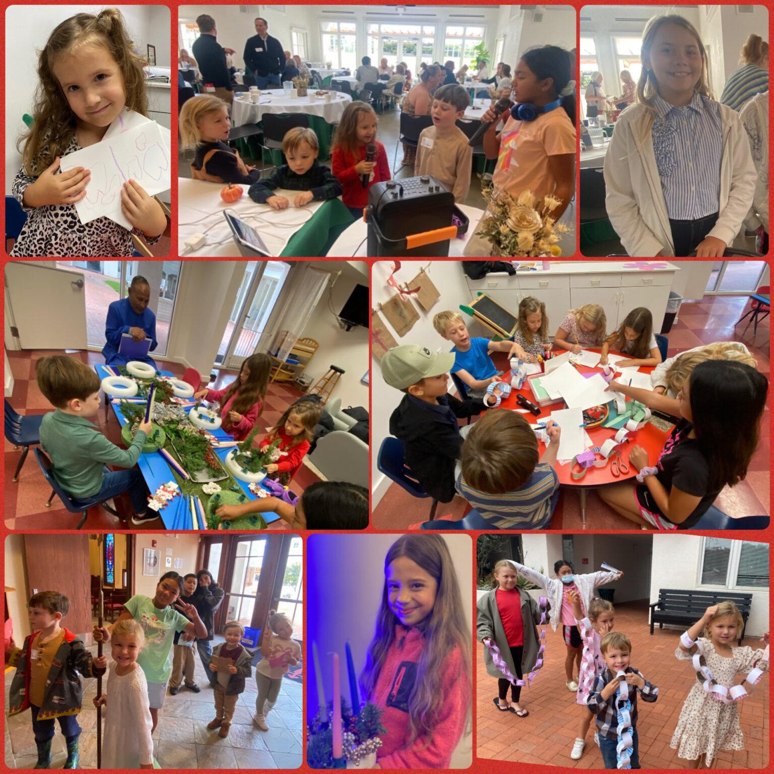 Collage for Kids’ Church, Dec. 2025