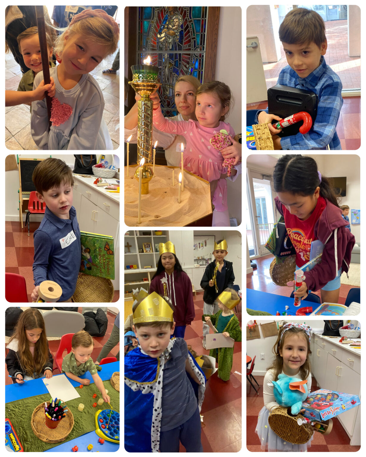 Feb. 2026 Kids’ Church Collage