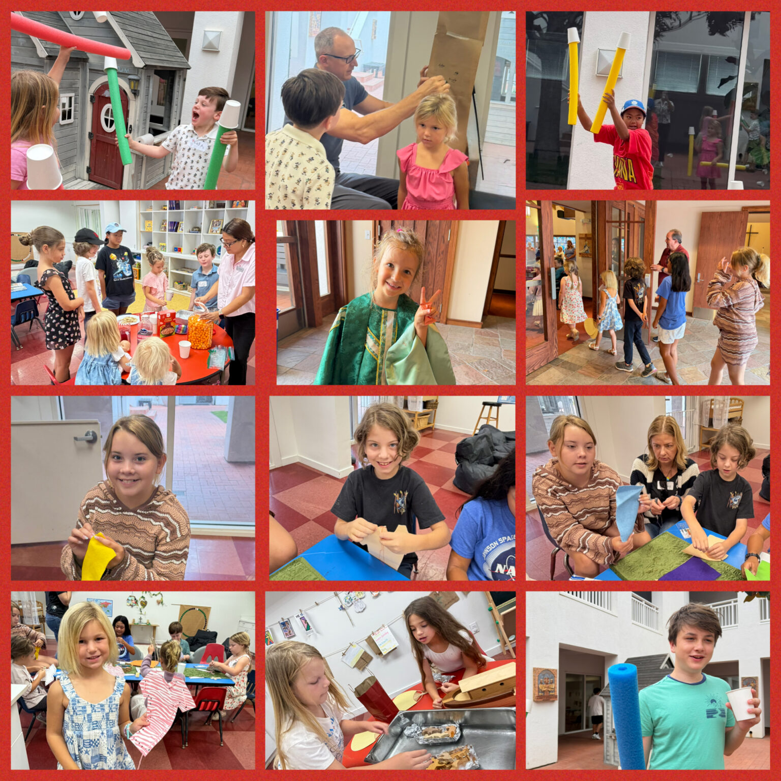 Kids’ Church collage, August 2026